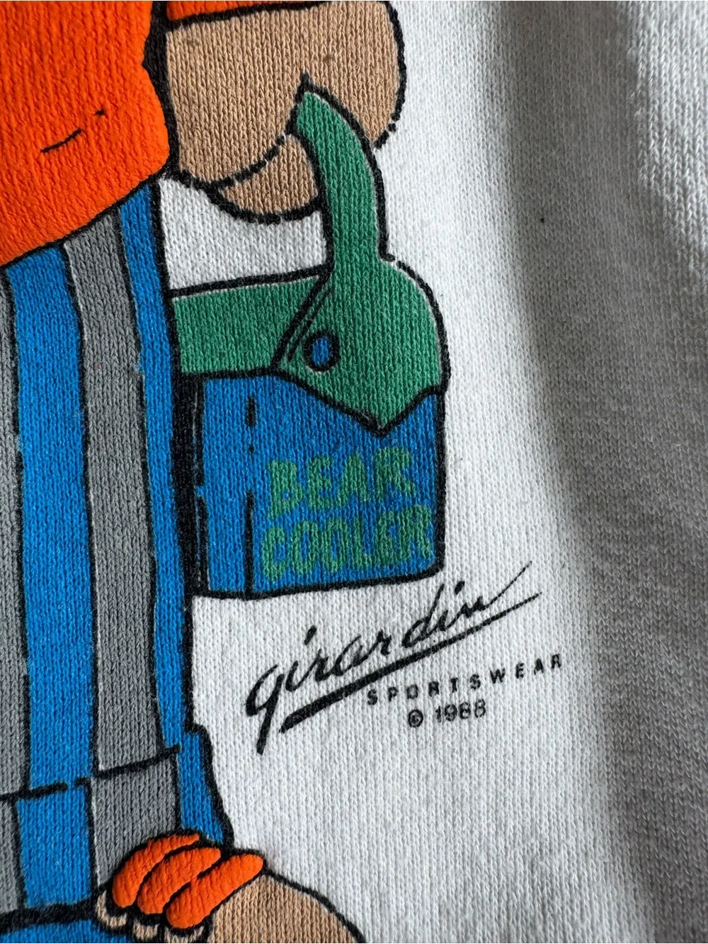 Vintage 80s Fraternity Bear “Saturday Afternoon Fever” Sweatshirt 1988